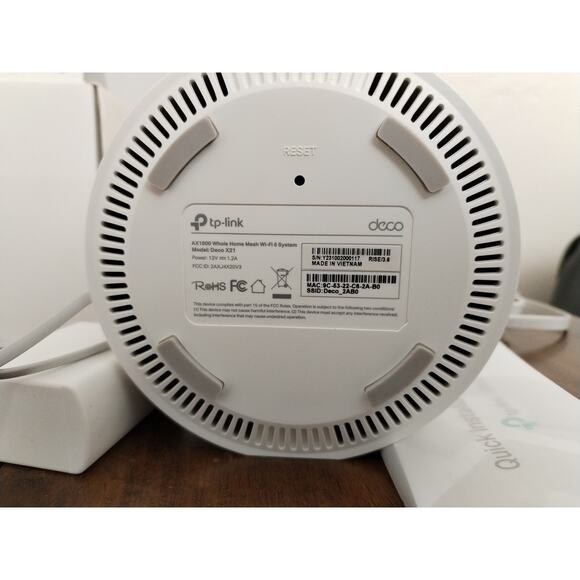 TP‑Link Deco X21 AX1800 Mesh Wi‑Fi 6 Router Unit - Picture 4 of 7